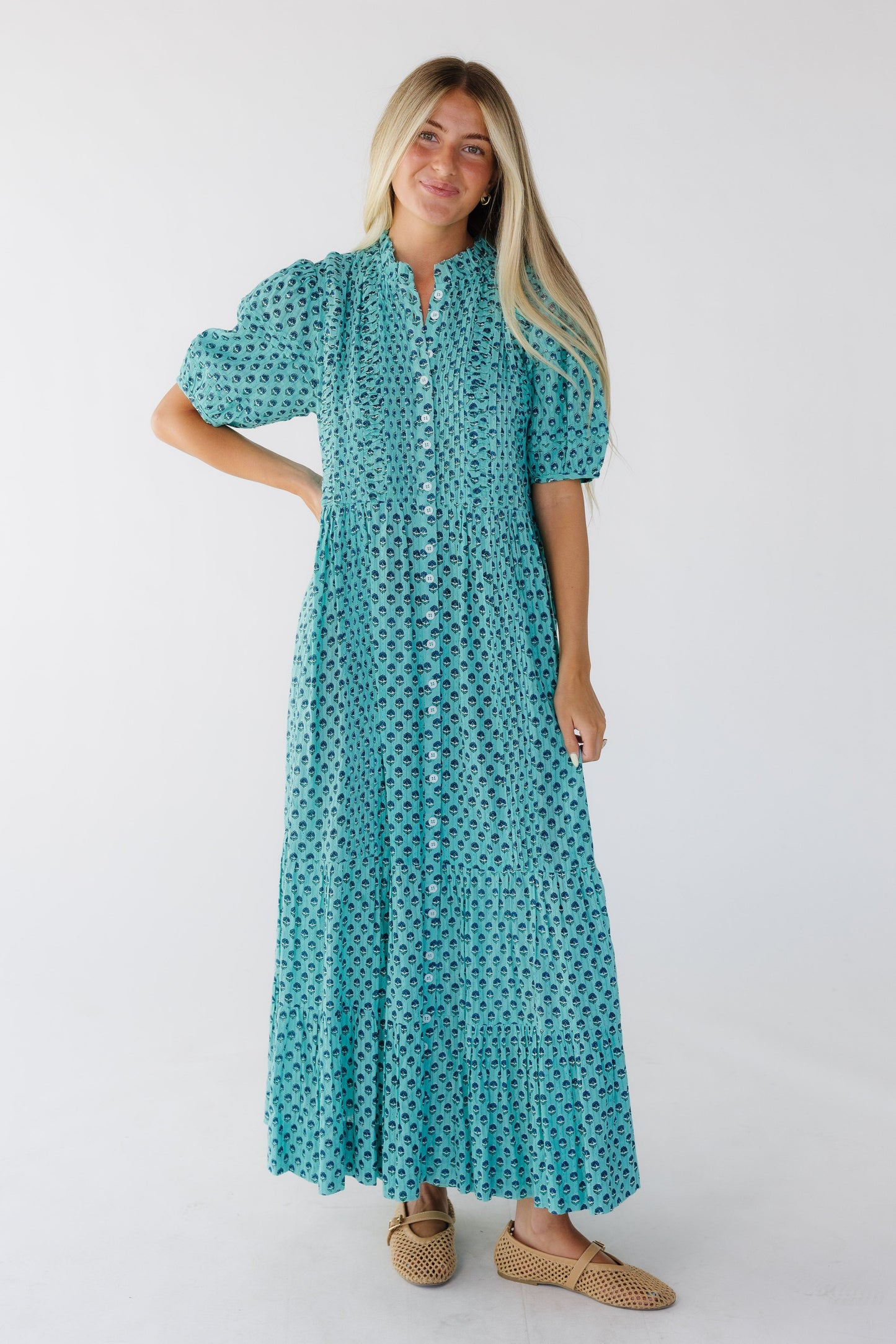 Citrus Flower Fields Maxi Dress WOMEN'S DRESS Citrus 