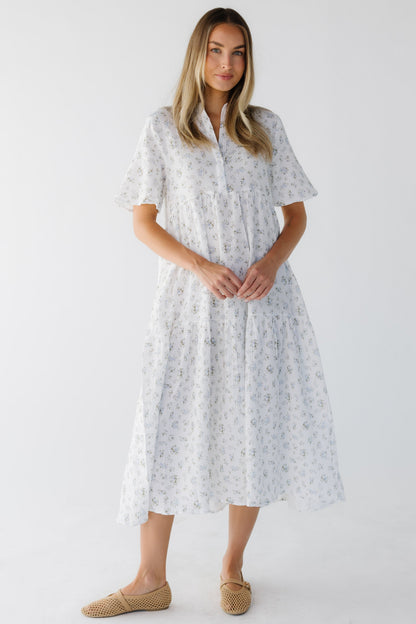 Brass & Roe Pondering Gauze Print Dress WOMEN'S DRESS brass & roe 
