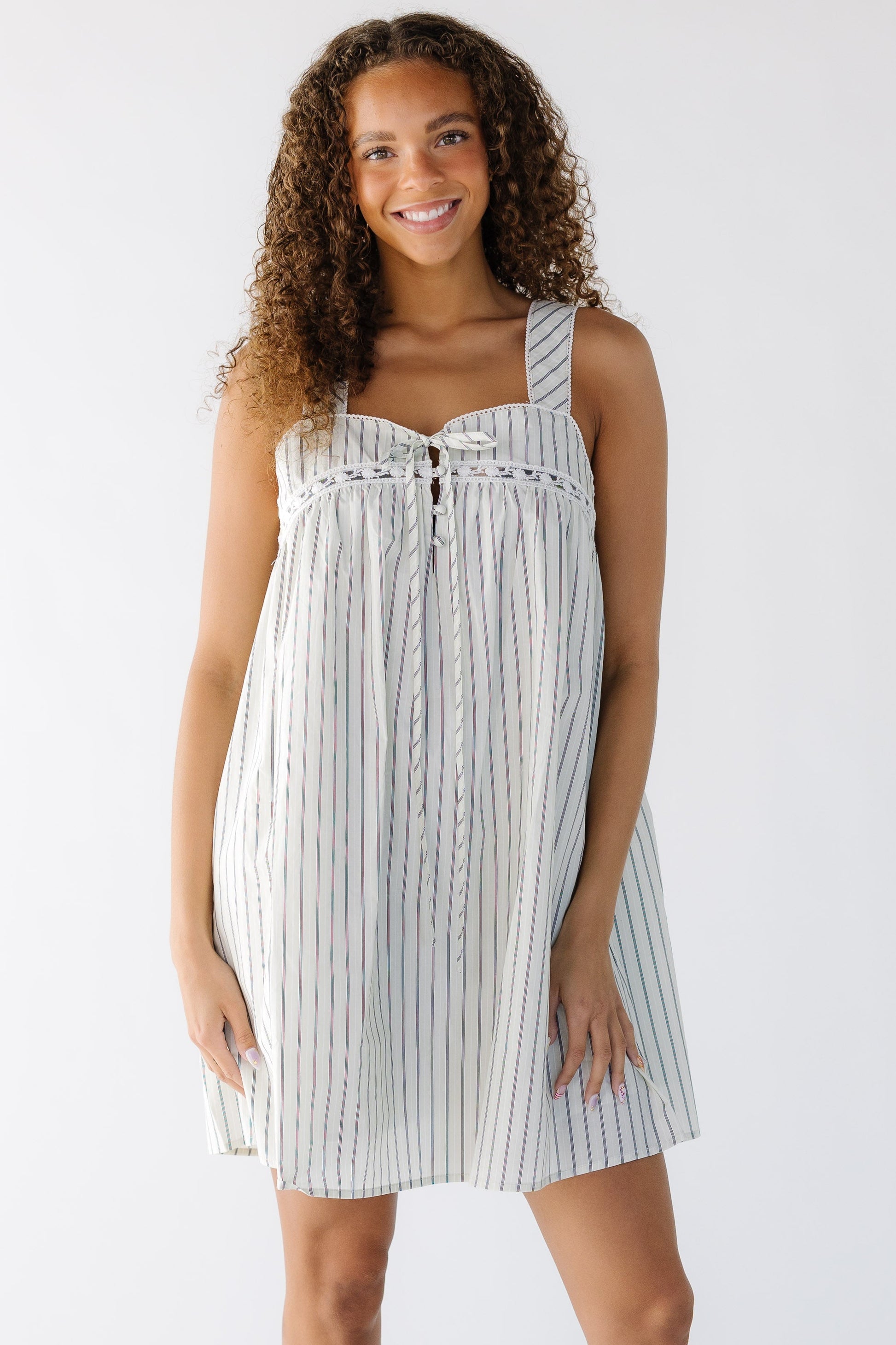 The Wren Dress Bone-Black / M *FINAL SALE*