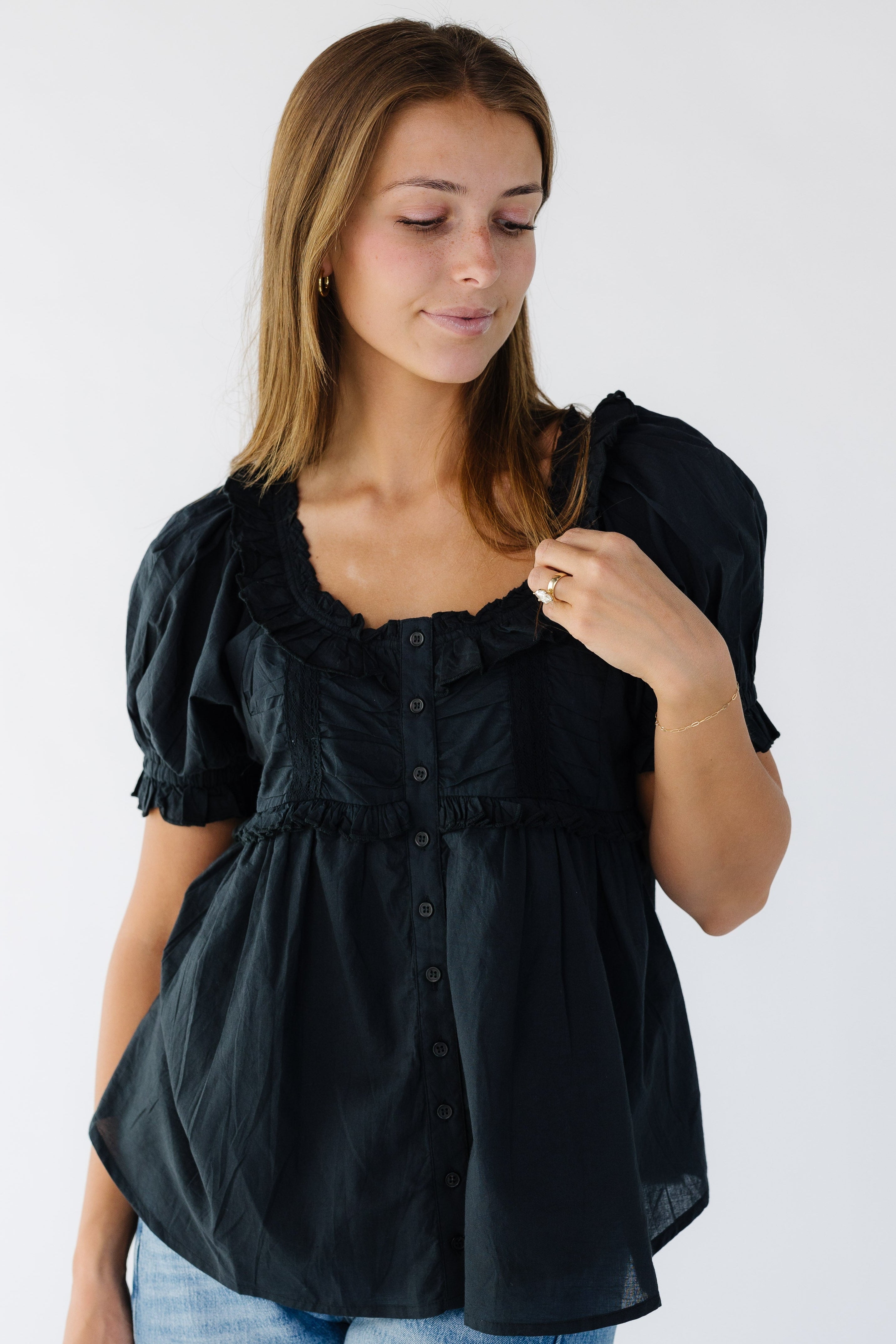 Modest Citrus Carla Details Blouse – Called to Surf
