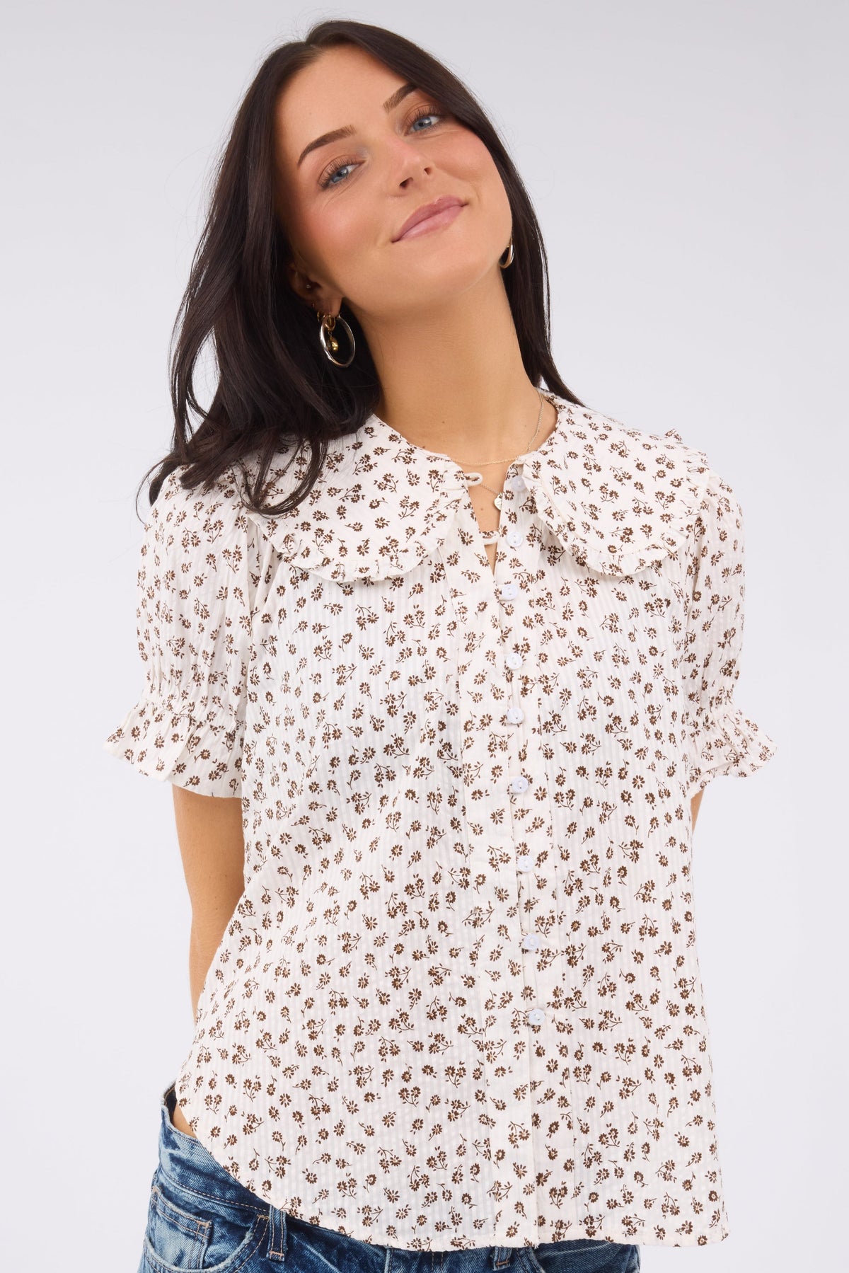Citrus Ellie Collar Top WOMEN'S TOP Citrus 