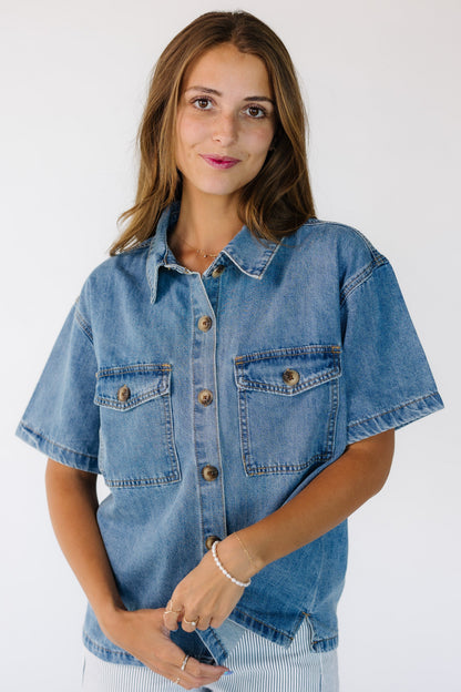 Josie Denim Blouse WOMEN'S TOP Wishlist 