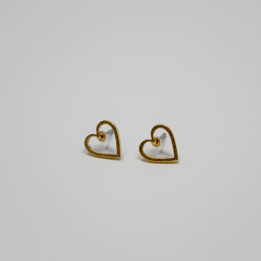 Delicate Heart Earring GOLD WOMEN'S JEWELRY Called to Surf 