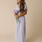 Naples Flutter Sleeve-Lavender Bridesmaid Dress Brass & Roe 