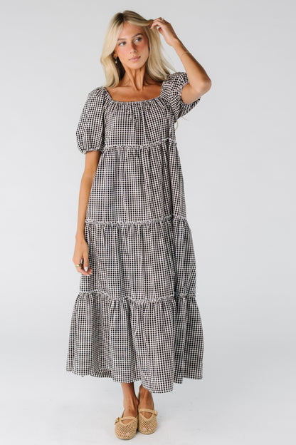 Brass & Roe The Charity Tiered Midi Dress WOMEN'S DRESS brass & roe 