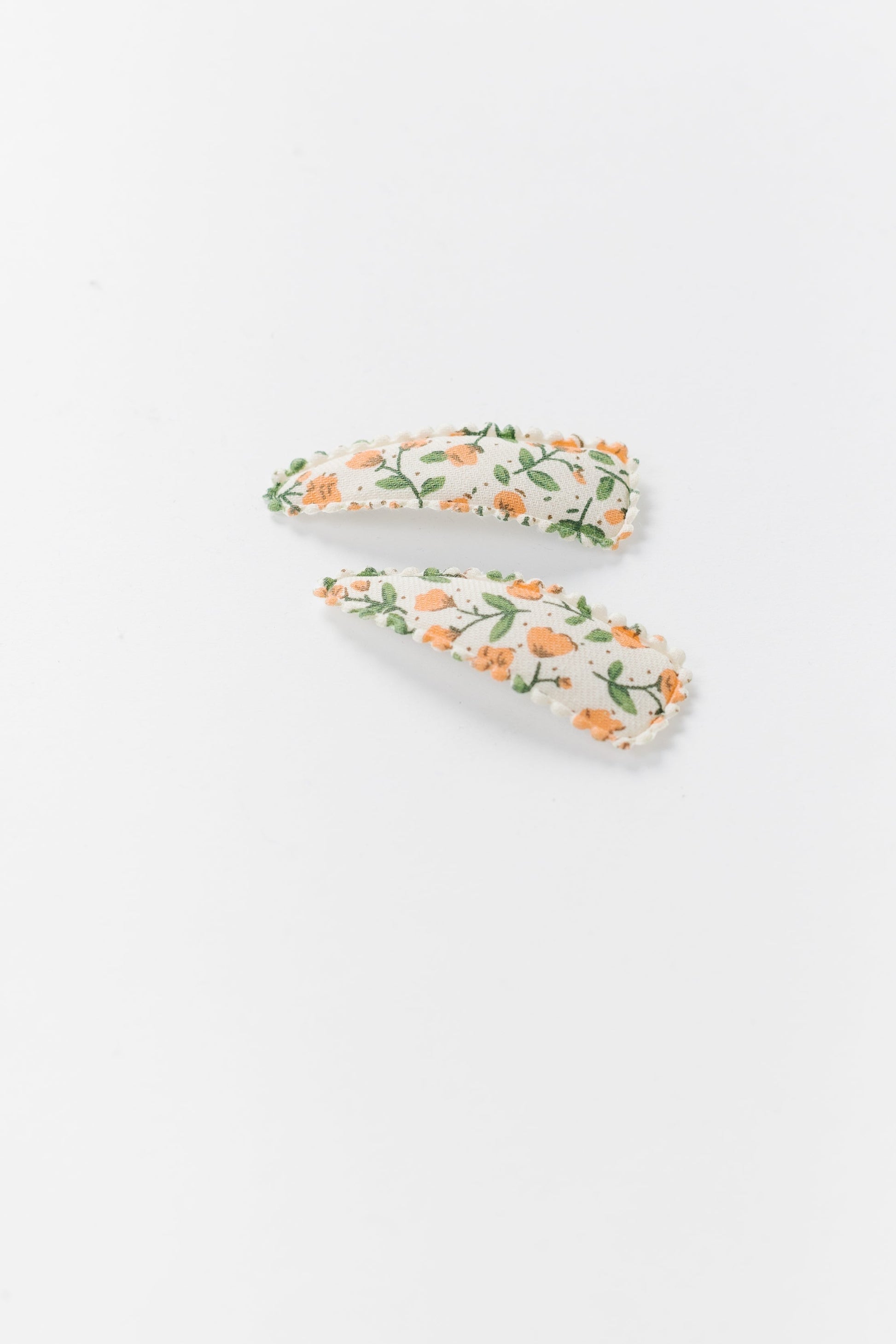 Cove Fabric Hair Clips - Set of 2 HAIR ACCESSORY Cove Accessories Ivory Peach OS 