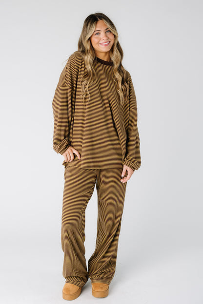 Cutie Everyday Stripe Set Women's Set brass & roe 