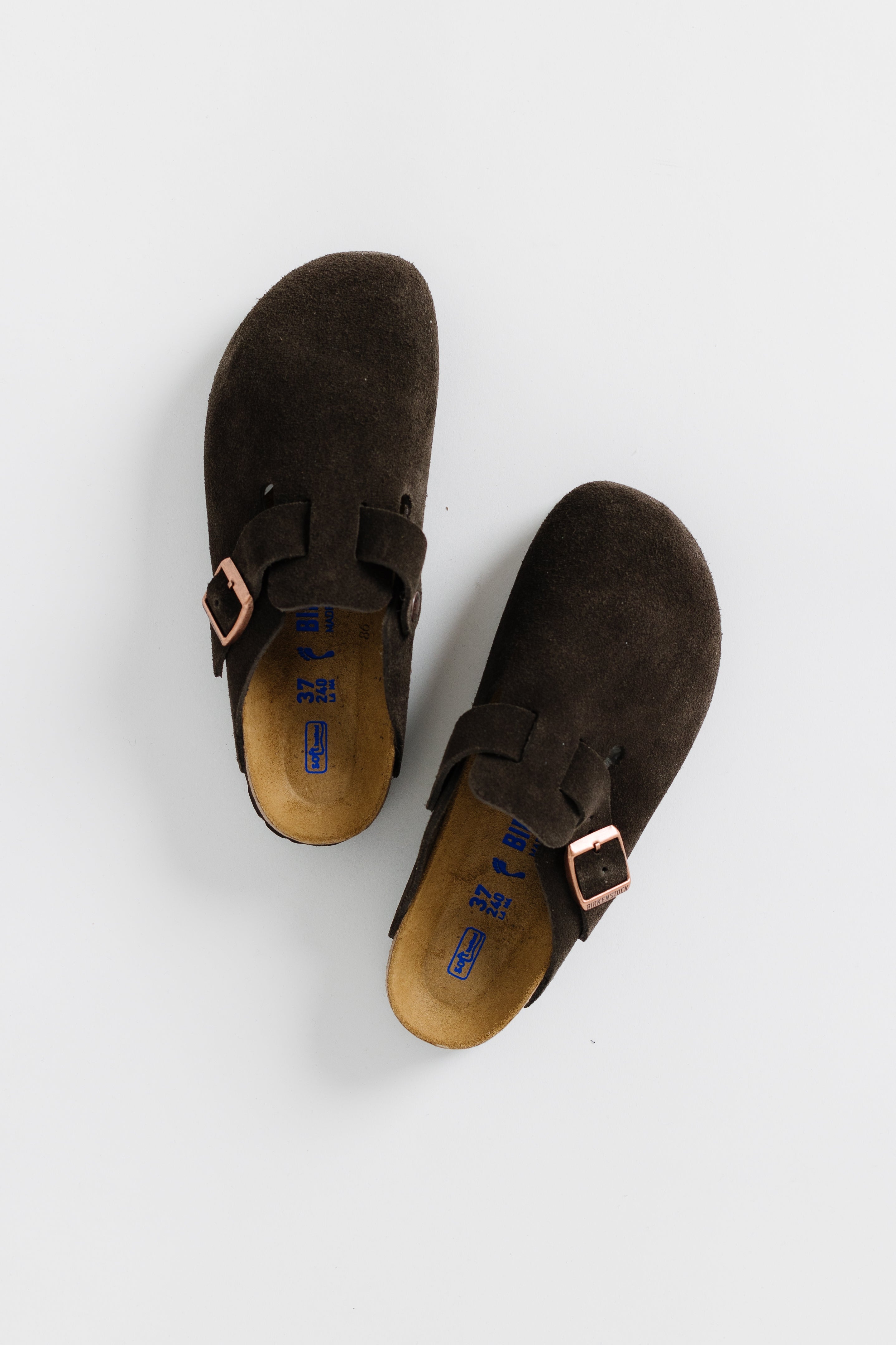 Birkenstock Boston Soft Footbed Suede Leather