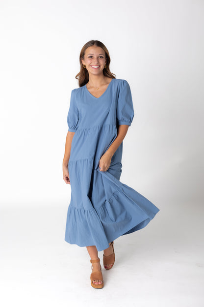 Brass & Roe Jayden V-Neck Dress WOMEN'S DRESS brass & roe 