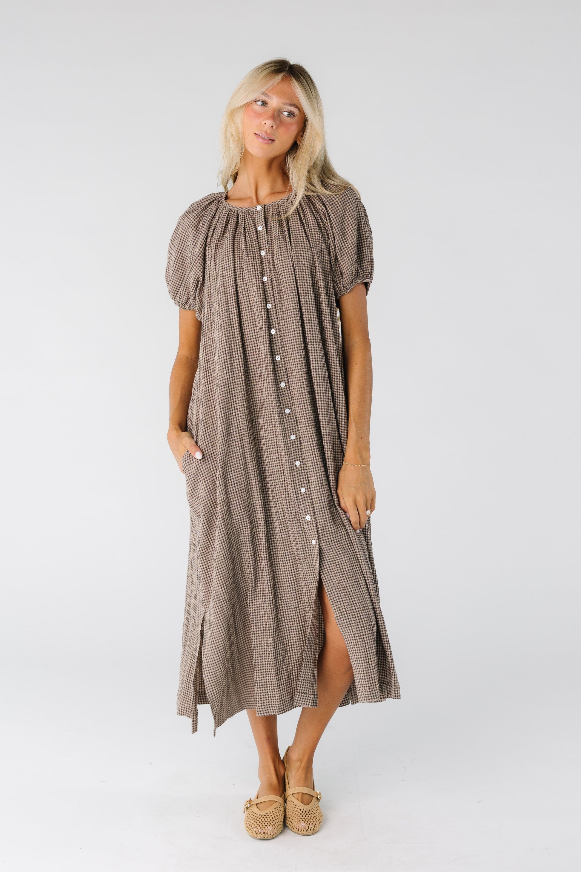 Brass & Roe Daybreak Button Down Dress WOMEN'S DRESS brass & roe 