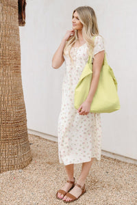 Brass & Roe Blossom Back-Tie Dress