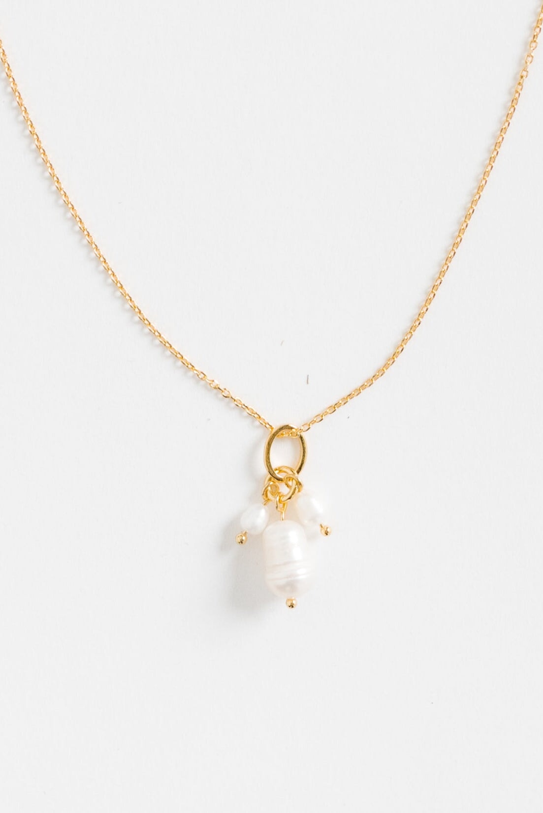 Cove Triple Pearl Necklace WOMEN'S NECKLACE Cove Accessories 