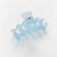 Cove Scallop Hair Claw WOMEN'S HAIR ACCESSORY Cove Accessories Frosted Lt Blue 4.5 inch 