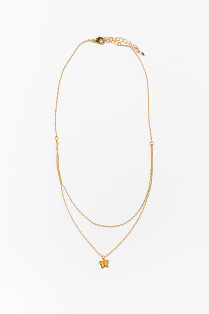 Cove Necklace Dainty Butterfly Gold WOMEN'S NECKLACE Cove Accessories 