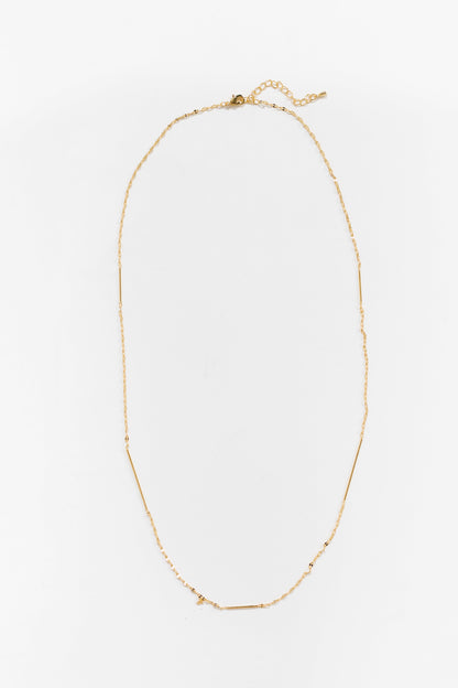 Cove Necklace Straight Way Gold WOMEN'S NECKLACE Cove Accessories 