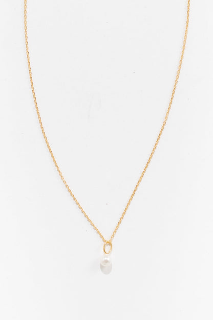 Cove Necklace Dressed Up Pearl Gold WOMEN'S NECKLACE Cove Accessories 