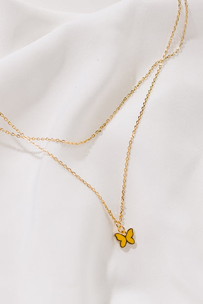 Cove Necklace Dainty Butterfly Gold WOMEN'S NECKLACE Cove Accessories 