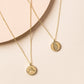 Wave Coin Necklace - Gold - OS WOMEN'S NECKLACE Puravida 