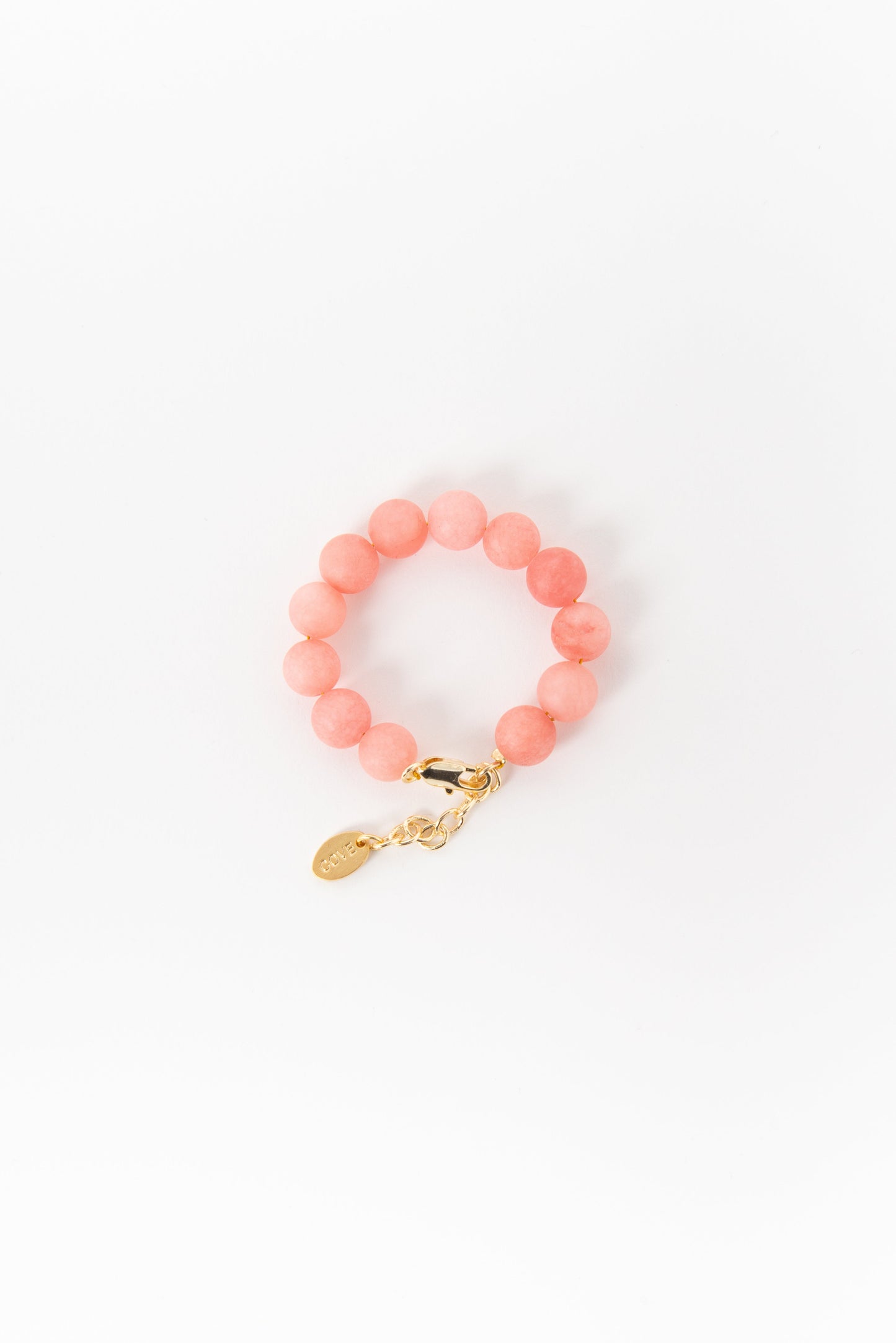 Pink bead baby bracelet 