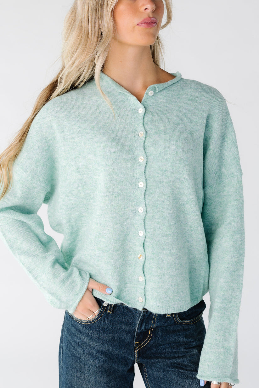 Aria Knit Cardigan - Navy