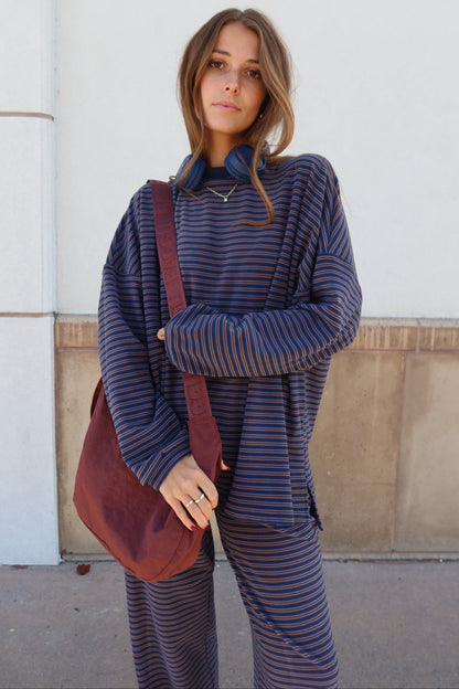 Cutie Everyday Stripe Set Women's Set brass & roe 