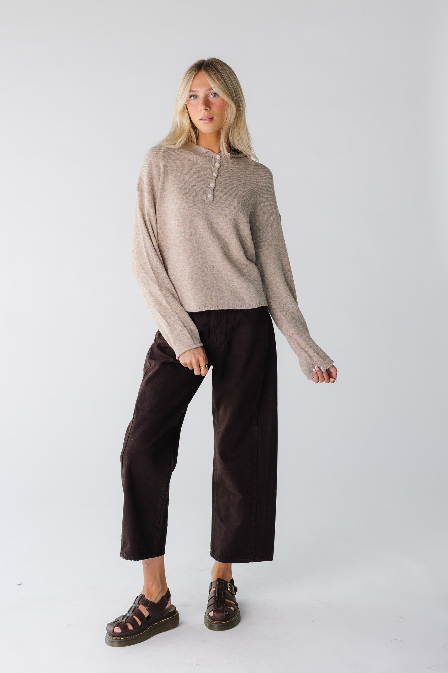 Barrel Jean WOMEN'S DENIM Just Panmaco Inc. Dark Roast 24 