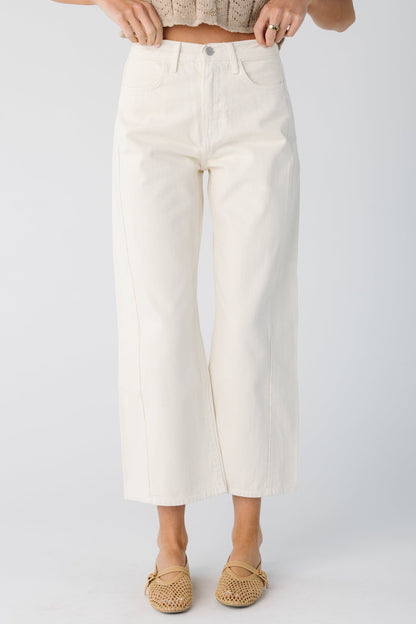 Barrel Jean - Cloud & Eucalyptus WOMEN'S DENIM Just Panmaco Inc. 