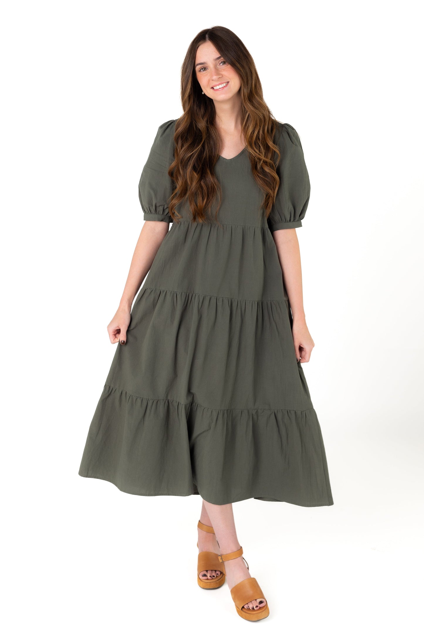 Brass & Roe Jayden V-Neck Dress WOMEN'S DRESS brass & roe 