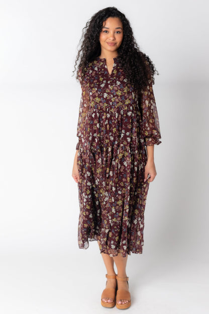 Brass & Roe The Roxi Chiffon Dress WOMEN'S DRESS brass & roe 