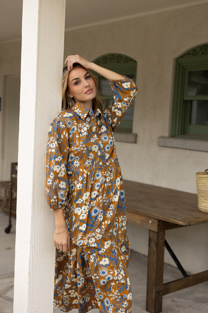 Brass & Roe Janice Button Down Dress WOMEN'S DRESS brass & roe 