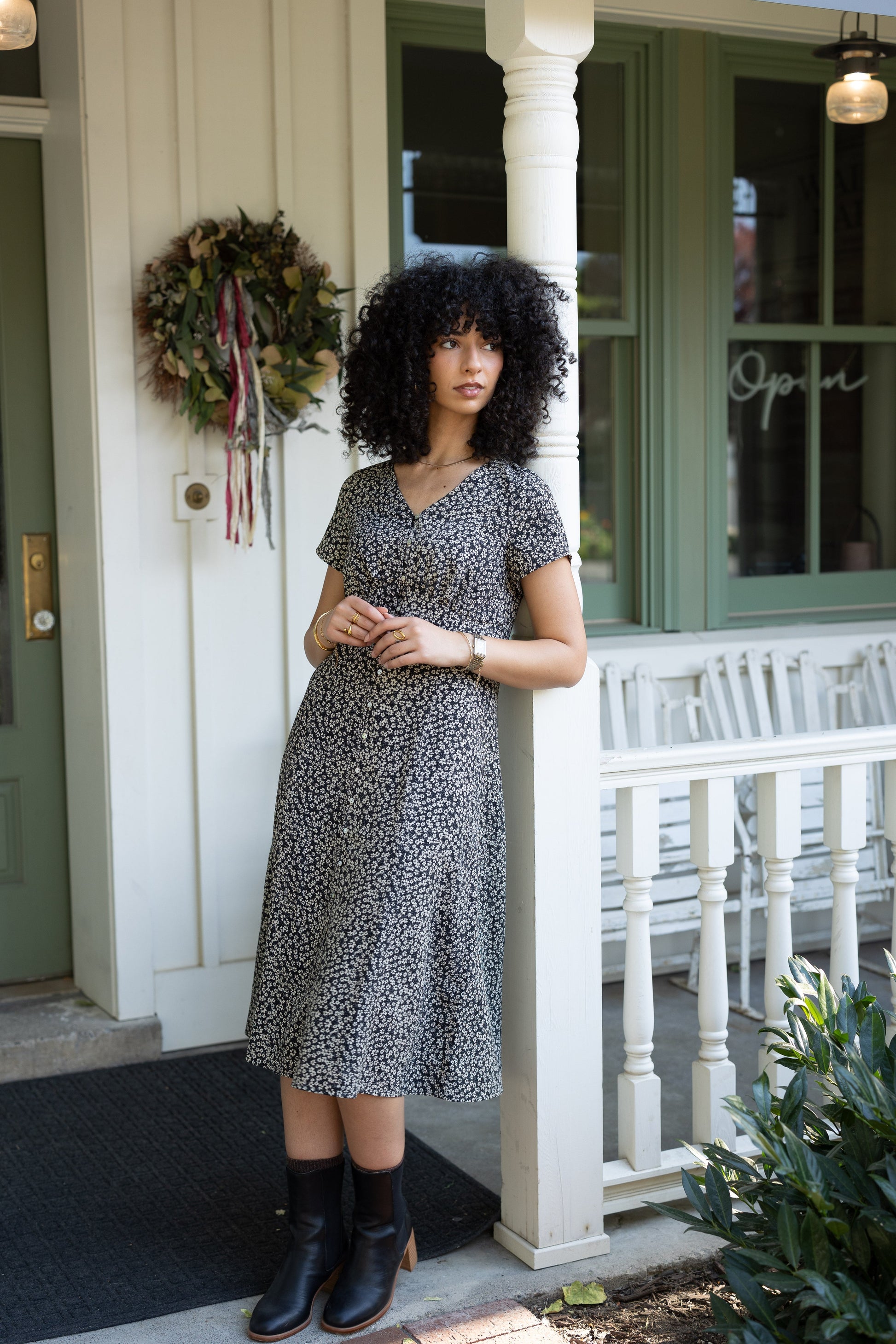 Brass & Roe Kendra Button Down Dress WOMEN'S DRESS brass & roe 
