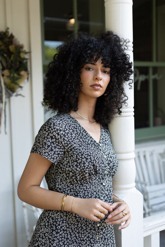 Brass & Roe Kendra Button Down Dress WOMEN'S DRESS brass & roe 