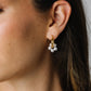 Cove Pearls on Hoop Earring WOMEN'S EARINGS Cove Accessories 