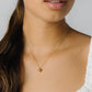 Cove Solid Petite Heart Necklace WOMEN'S NECKLACE Cove Accessories 