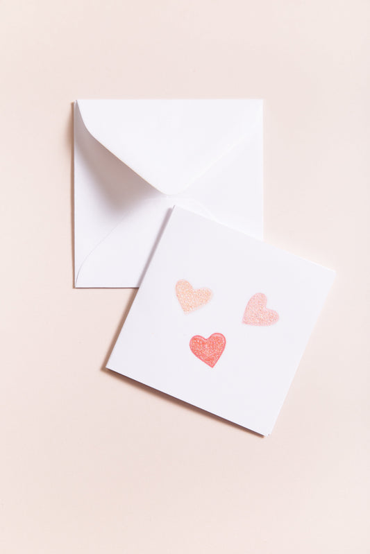 Heart - White Gift Card