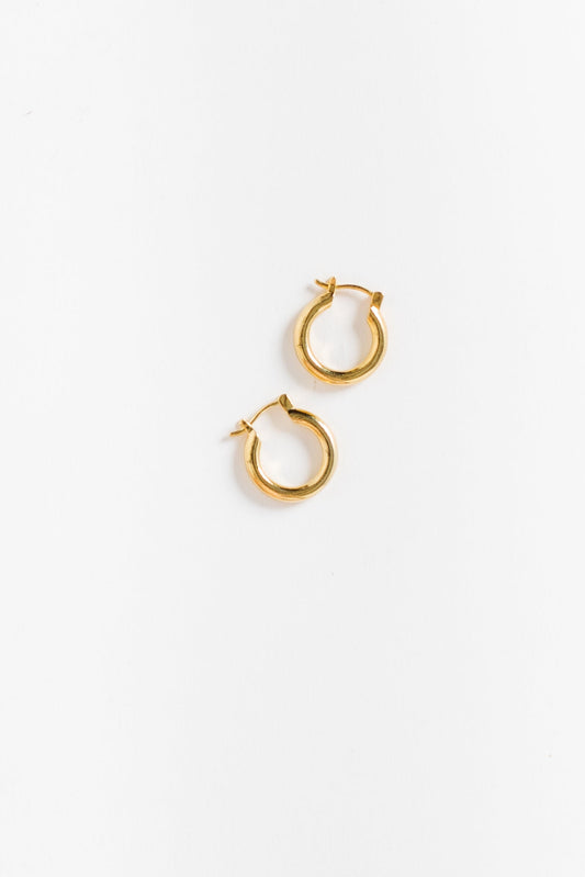 Cove Earrings Small Huggie Gold WOMEN'S EARINGS Cove Accessories 