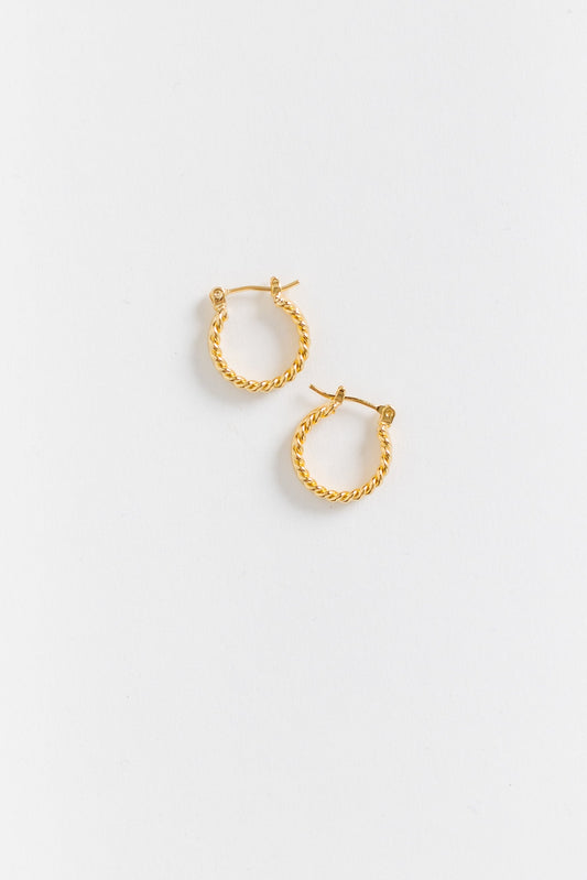 Cove Earrings Dainty Daisy Stud Gold