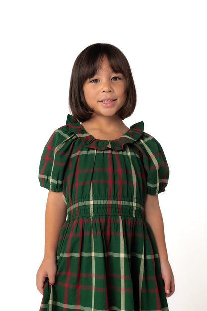 Citrus Reese Plaid Girl's Dress GIRL'S DRESS Citrus 