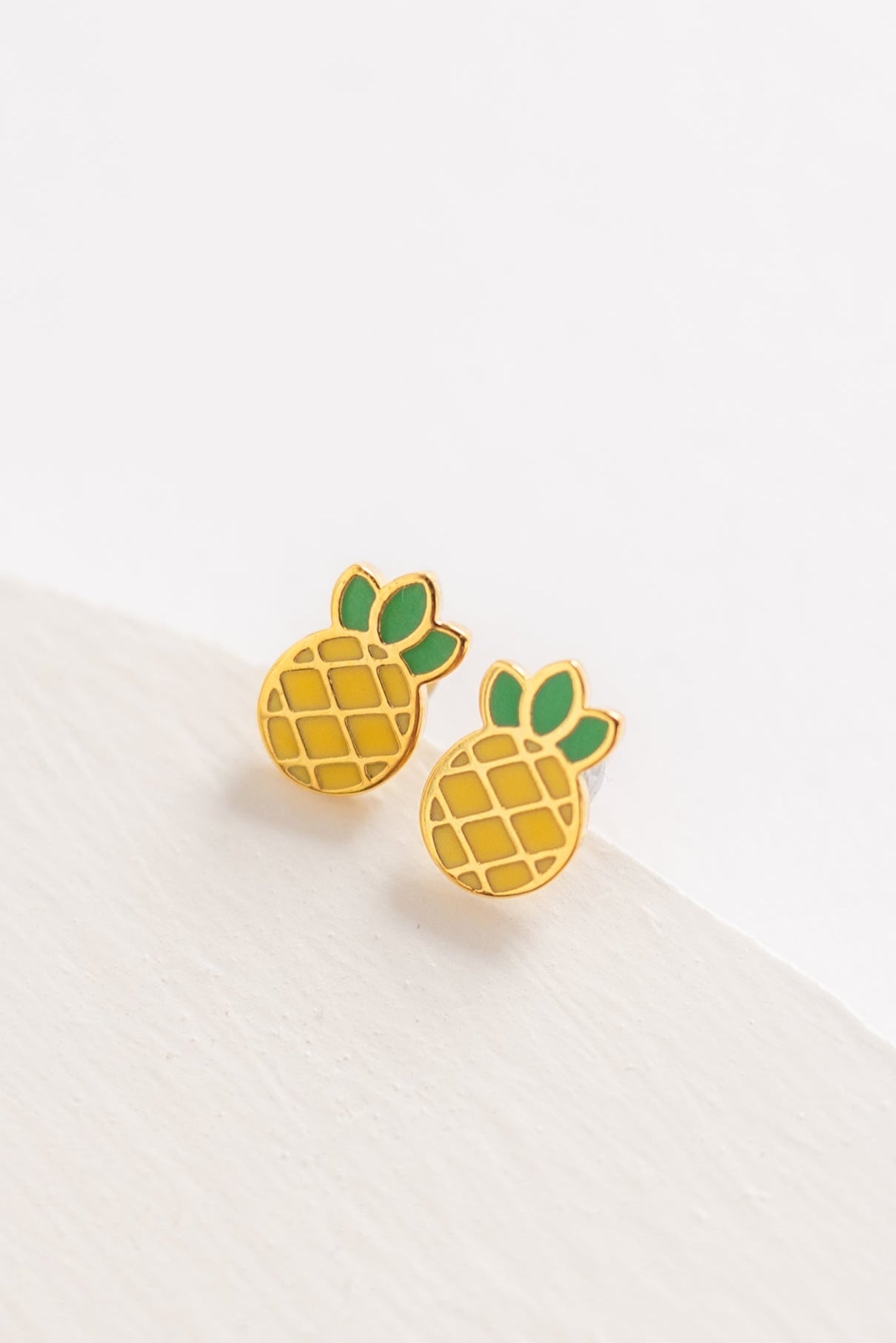 Cove Pineapple Stud Earrings WOMEN'S EARINGS Cove Accessories 