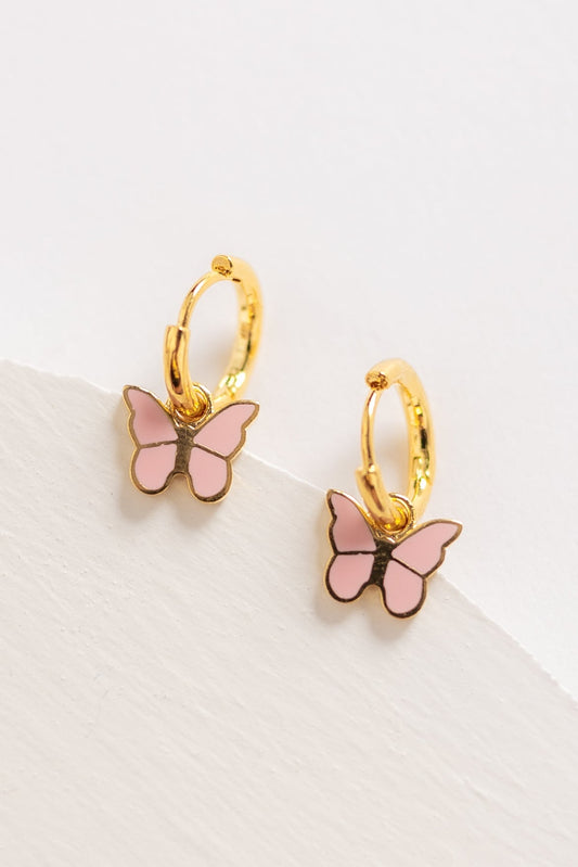 Cove Butterfly Pink Earrings WOMEN'S EARINGS Cove Accessories Pink OS 