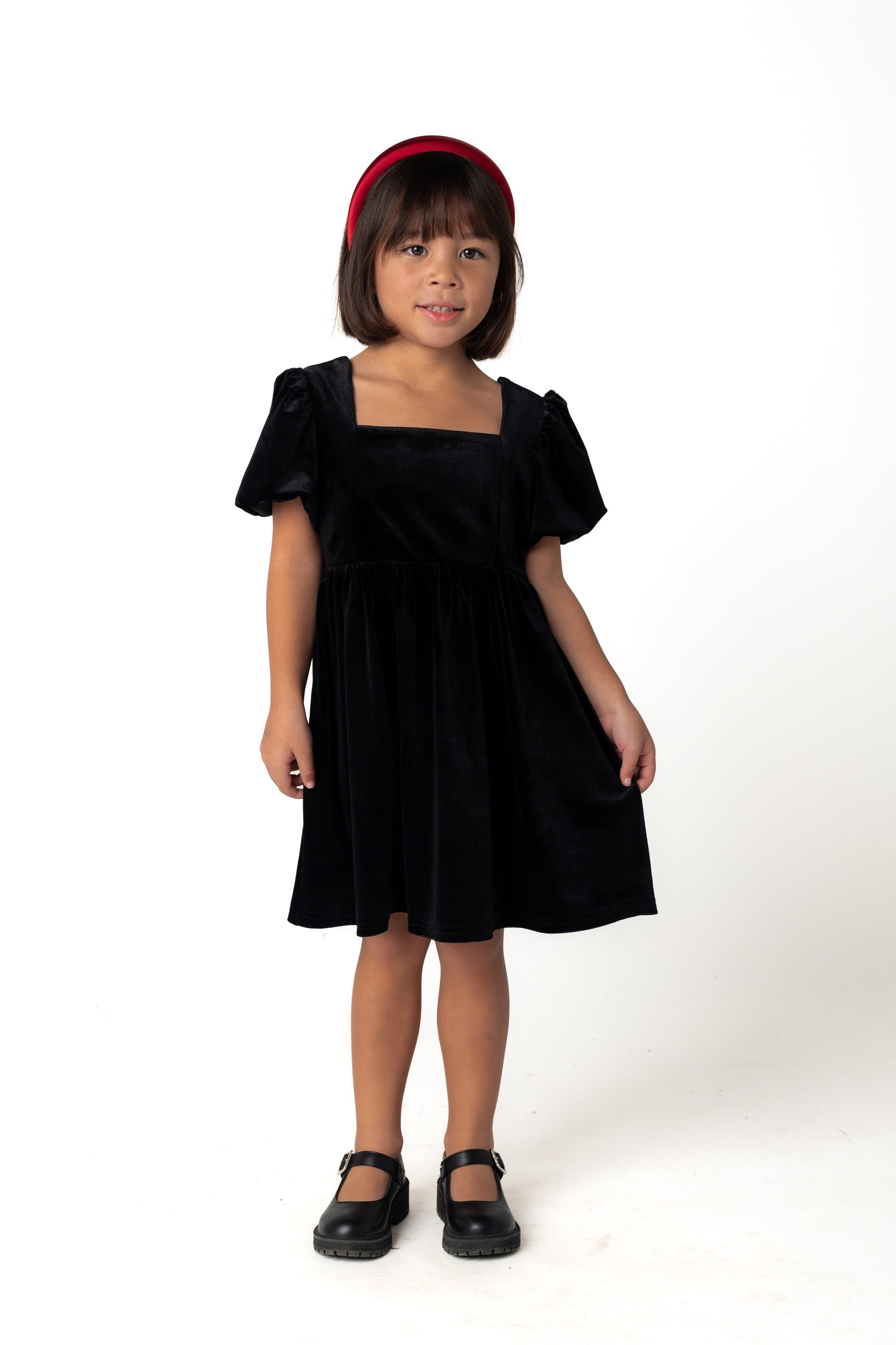 Brass & Roe Monaco Girl's Velvet Dress GIRL'S DRESS brass & roe 