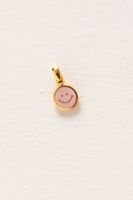 Cove Smiley Clip On Charm Cove Charms Cove Accessories Lt Pink OS 