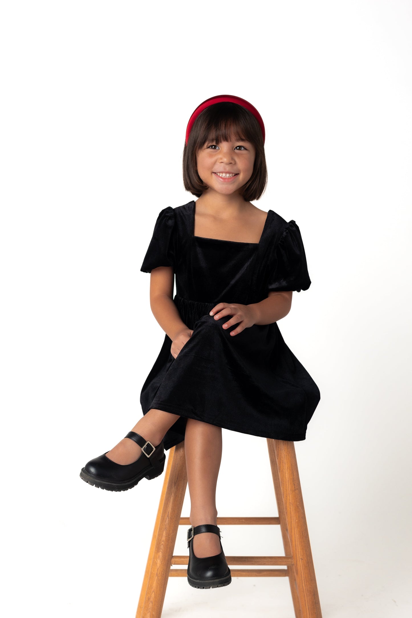 Brass & Roe Monaco Girl's Velvet Dress GIRL'S DRESS brass & roe 