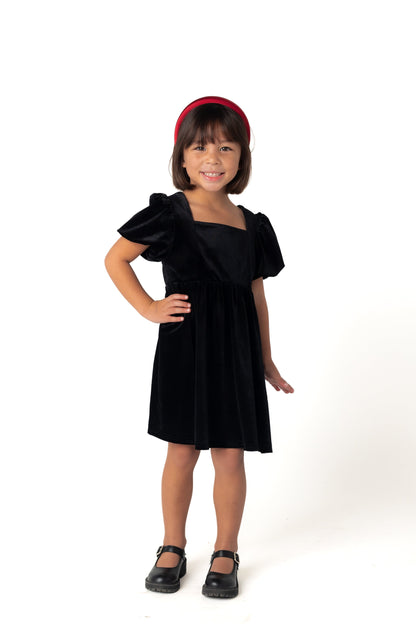 Brass & Roe Monaco Girl's Velvet Dress GIRL'S DRESS brass & roe 