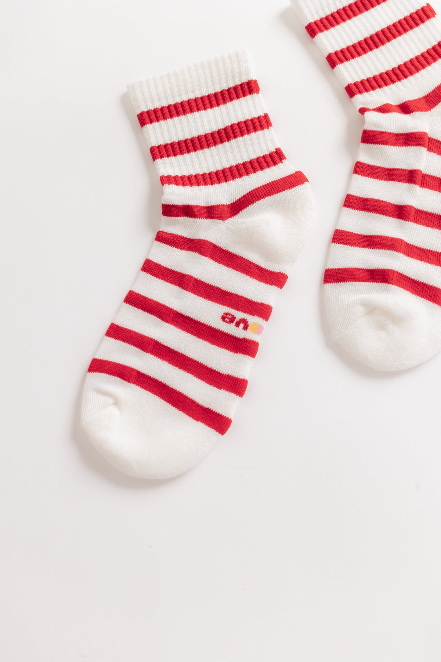 Cove Red & White Stripe Socks WOMEN'S SOCKS Cove Accessories 