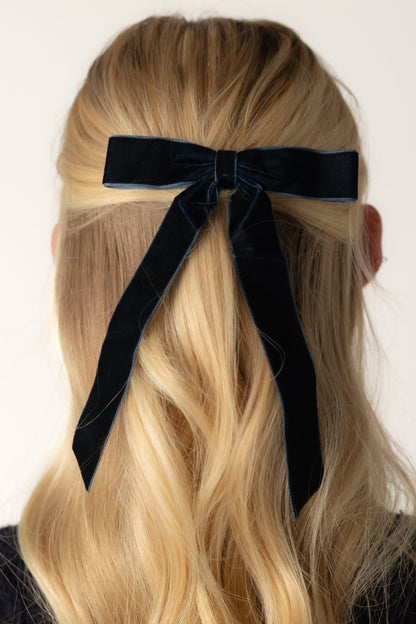 Cove Dressy Petite Velvet Bow WOMEN'S HAIR ACCESSORY Cove Accessories 