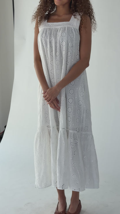 Brass & Roe Forever Eyelet Dress