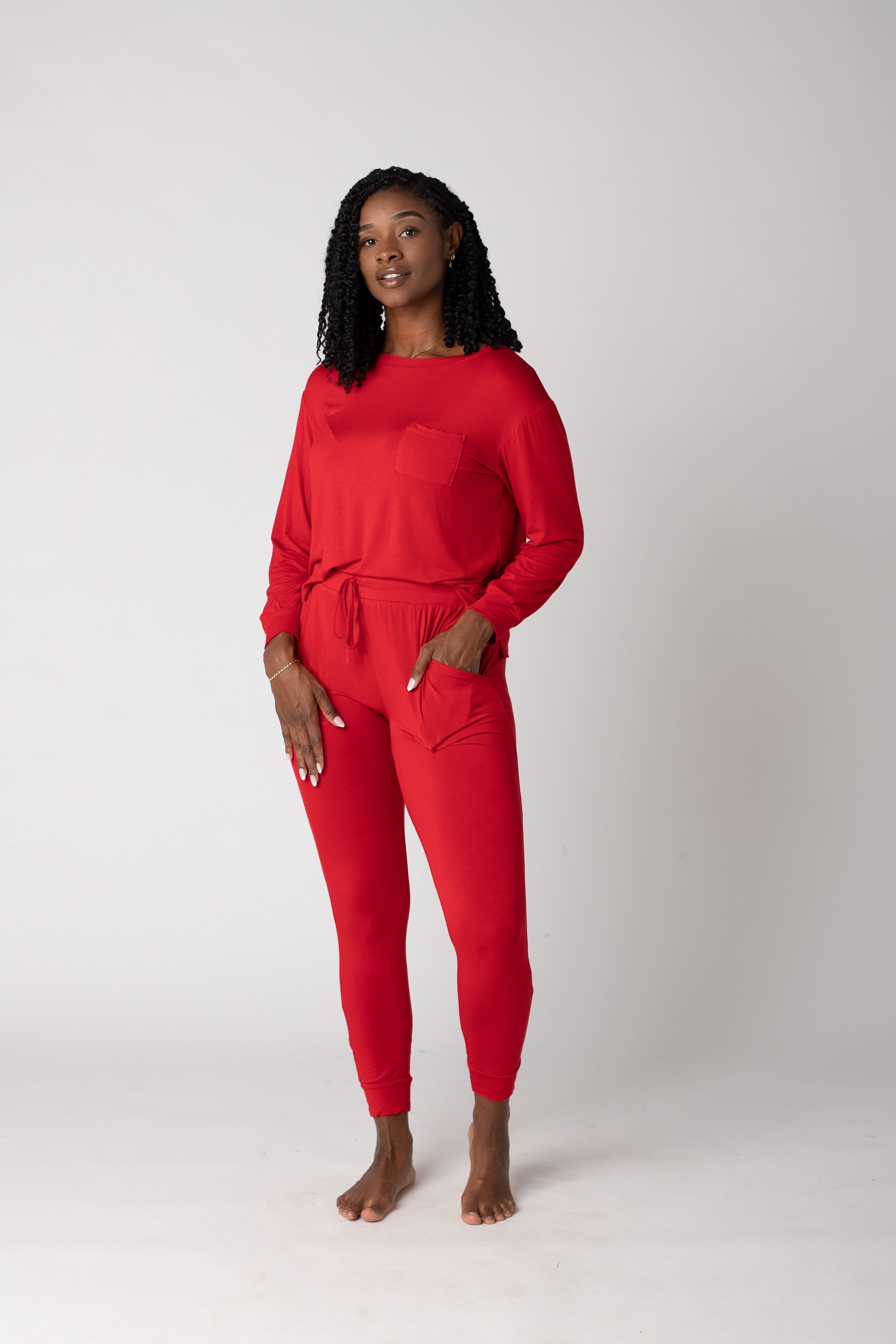 Red best sale pjs women