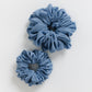 Cove Chiffon Scrunchie WOMEN'S HAIR ACCESSORY Cove Accessories Blue 12cm 