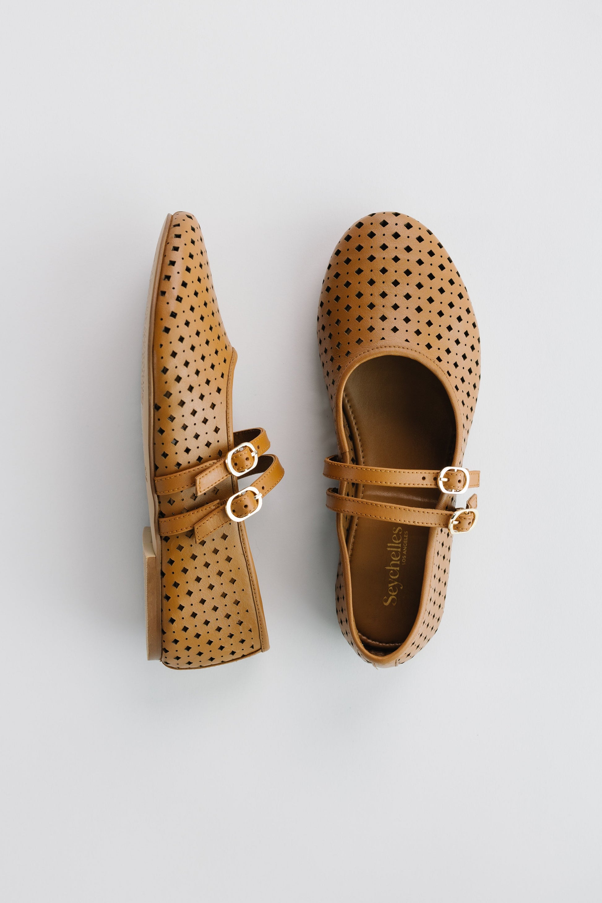 Seychelles Royal Leather Flats WOMEN'S SHOES Seychelles Tan 6 